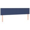 vidaXL Hoofdborden 2 st 80x5x78/88 cm stof blauw