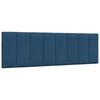 vidaXL Bedframe zonder matras "Hanko" stof blauw 160x200 cm