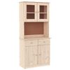 vidaXL Hoge kast ALTA 77x35x165 cm massief grenenhout