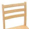 vidaXL Eettafelstoelen 2 pcs Naturel 40 x 47,5 x 99,5 cm