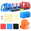 Happy Hop Voetbal- en volleybalveld opblaasbaar 800x335x180 cm PVC