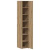 vidaXL Hoge kast 2 pcs Artisan Eiken 30 x 42,5 x 185 cm