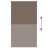 vidaXL Rolgordijn verduisterend koffie 120x230 cm stofbreedte 116,6 cm