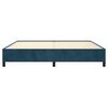 vidaXL Bedframe zonder matras 200x200 cm fluweel donkerblauw