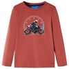 Kindershirt met lange mouwen 116 hennakleurig