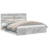 vidaXL Bedframe met lade Beton Grijs 200 x 200 cm Ingenieurshout