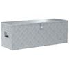 vidaXL Aluminium kist 110,5x38,5x40 cm zilverkleurig