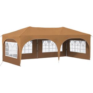 vidaXL Pop-up partytent 575 x 288 x 245 cm Beige Oxford Stof
