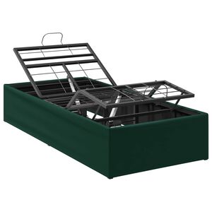 vidaXL Elektrisch Verstelbaar Bedframe Bosgroen 200 x 80 x 33,5 cm