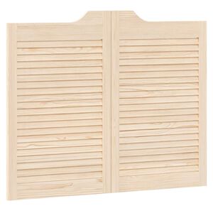 vidaXL Schuifdeuren 80 x 50 cm Massief grenenhout Naturel