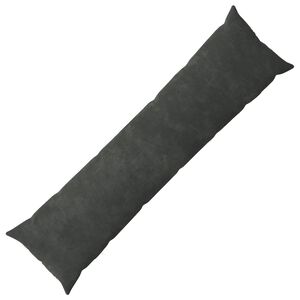 vidaXL Kussen HEERLEN Antraciet 40 x 145 cm Microfiber Fleece