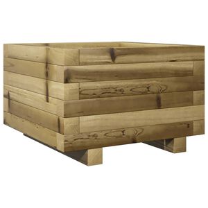 vidaXL Plantenbak 40x40x26,5 cm ge&iuml;mpregneerd grenenhout