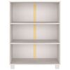 vidaXL Boekenkast HAMAR 85x35x112 cm massief grenenhout wit