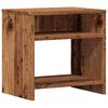 vidaXL Nachtkastje 40x30x40 cm bewerkt hout oud houtkleurig
