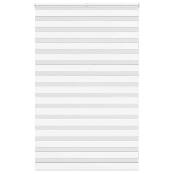 vidaXL Zebra rolgordijn 145x230 cm stofbreedte 140,9cm polyester wit