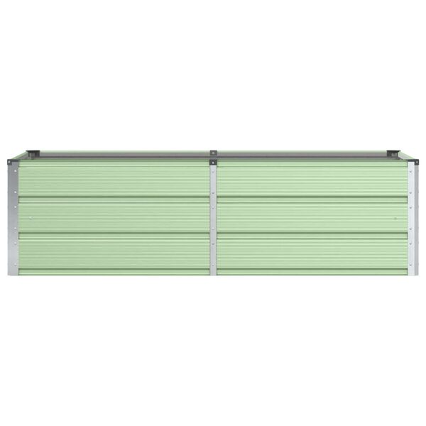 vidaXL Plantenbak Groen 160 x 80 x 45 cm Staal