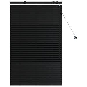 vidaXL Jaloezie Zwart 85 x 130 cm 35 mm Massief Paulowniahout