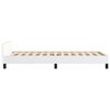 vidaXL Bedframe met hoofdeinde zonder matras 90x200 cm wit