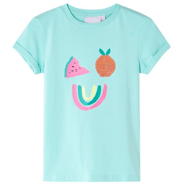 Kindershirt 92 lichtmint