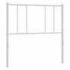 vidaXL Vervangend hoofdbord 90 cm metaal wit