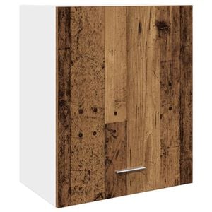 vidaXL Bovenkast Lyon 50x31x60 cm bewerkt hout oud houtkleurig