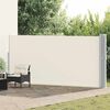 vidaXL Tuinscherm uittrekbaar 170x1200 cm cr&egrave;me