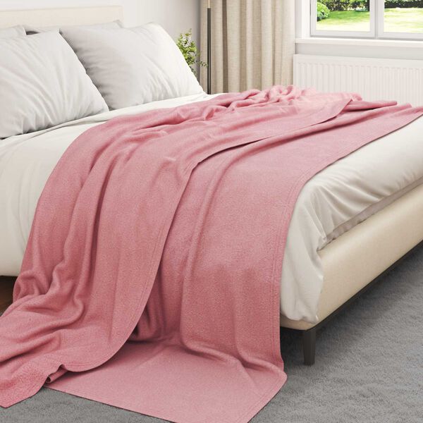 vidaXL Kleden 24 pcs Roze 270 x 240 cm Fleece
