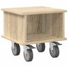 vidaXL TV-standaard Sonoma Eiken 37 x 35 x 35 cm Bewerkt hout