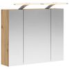 vidaXL Badkamer spiegelkast Artisanaal eiken 60 x 14,5 x 50 cm