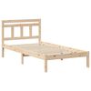 vidaXL Bedframe Bruin 90 x 200 cm Massief grenenhout