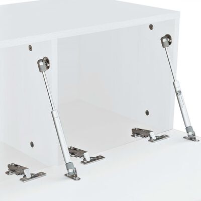 vidaXL Tv-meubels 2 st 120x40x34 cm bewerkt hout hoogglans wit