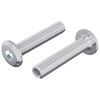 vidaXL Slotschroef Effen 2 st zilver M6 x 30 mm Staal