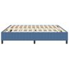 vidaXL Platform bedframe Blauw 200 x 200 cm Stof