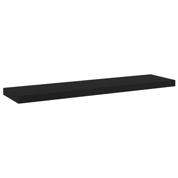 vidaXL Wandschappen 8 st 40x10x1,5 cm bewerkt hout zwart