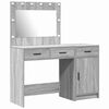 vidaXL Plafondtafel 2 st Grijs 40 x 41 x 75 cm Bewerkt hout
