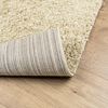 vidaXL Vloerkleed PAMPLONA shaggy hoogpolig modern 160x160 cm goud