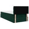 vidaXL Ottoman bed met matras en LED's 90x190cm fluweel donkergroen