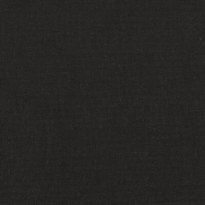 vidaXL Voetenbank 60x60x39 cm stof zwart