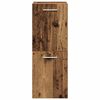 vidaXL 5-delige Badkamermeubelset bewerkt hout oud houtkleurig