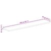 vidaXL Tafelblad rechthoekig 140x60x3,8 cm massief acaciahout