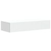 vidaXL Wandmontage Zijtafel Wit 87,5 x 34,5 x 17 cm Bewerkt hout
