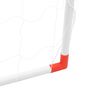 vidaXL Kindervoetbaldoel met ballen 2-in-1 184x64x124 cm wit
