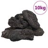 vidaXL Lavastenen 10 kg 10-30 cm zwart