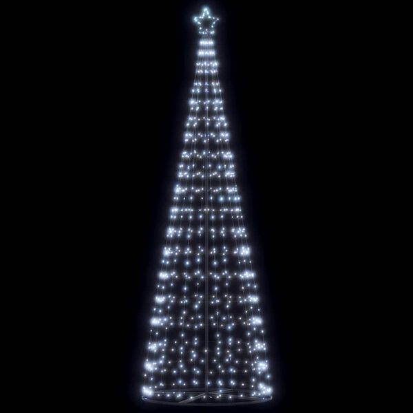 vidaXL LED-kerstboom 550 LEDs koud wit 300 cm