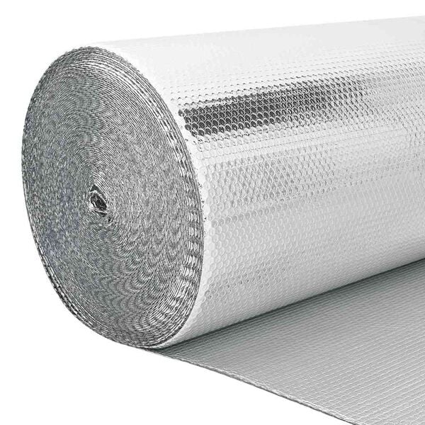 vidaXL Radiatorfolie Zilver 30 x 0,6 m Polyetheen