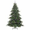 vidaXL Kunstmatige Inklapbare Kerstboom Groen 210 cm PVC en staal