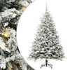 vidaXL Artificial Pre-lit Kerstboom met Ballenset Groen 150 cm