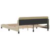 vidaXL Bedframe "Dover" stof cr&egrave;mekleurig 180x200 cm