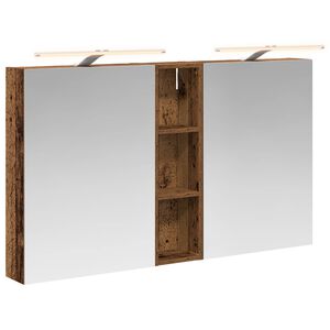 vidaXL Badkamerkastenset 3 pcs 120 x 14,5 x 70 cm Bewerkt hout