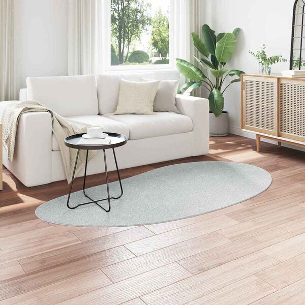 vidaXL Tapijt Grijs 100 x 200 cm Polyester